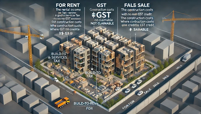 Build to rent GST