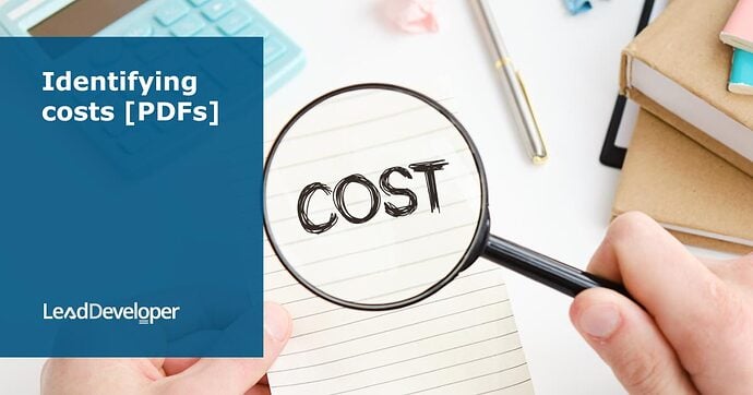 Identifying-costs-PDFs