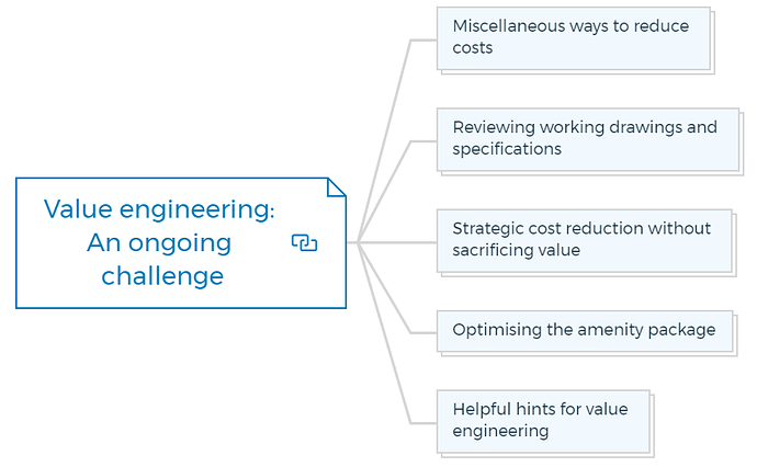 Value engineering - An ongoing challenge