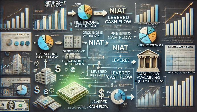 Net Income After Tax vs. Levered Cash Flow