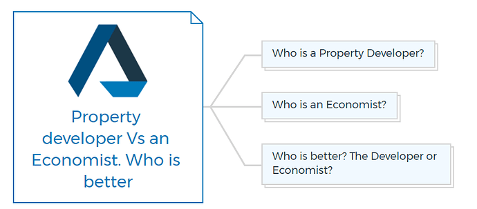 Property developer Vs an Economist. Who is better