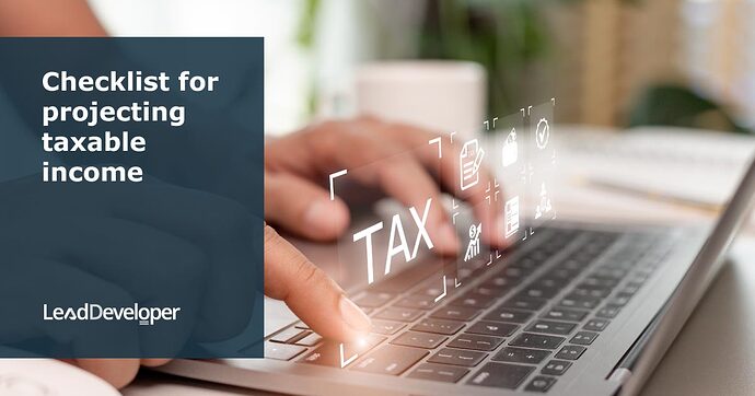 Checklist-for-projecting-taxable-income