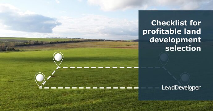 Checklist-for-profitable-land-development-selection