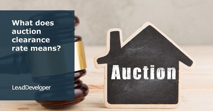 What-does-auction-clearance-rate-means