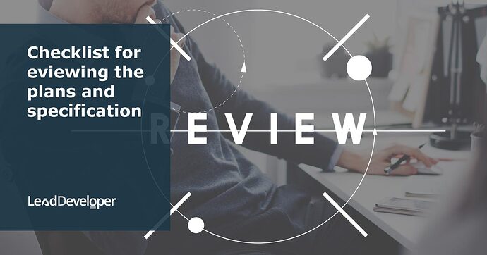 Checklist-for-reviewing-the-plans-and-specification