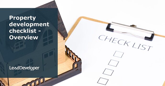 Property-development-checklist---Overview