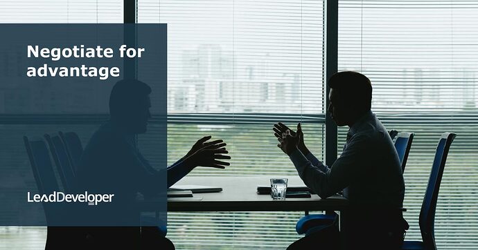 Negotiate-for-advantage