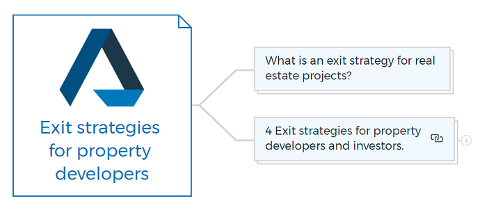 Exit strategies for property developers