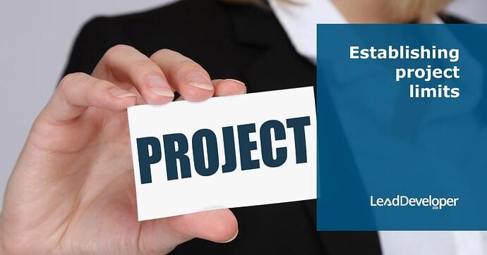 Establishing-project-limits