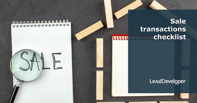 Sale-transactions-checklist