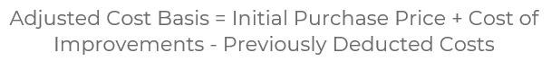 Adjusted cost basis