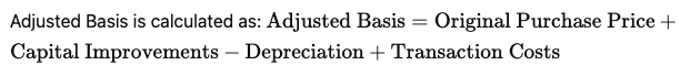 Adjusted Basis