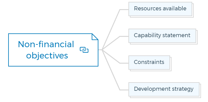 Non-financial objectives